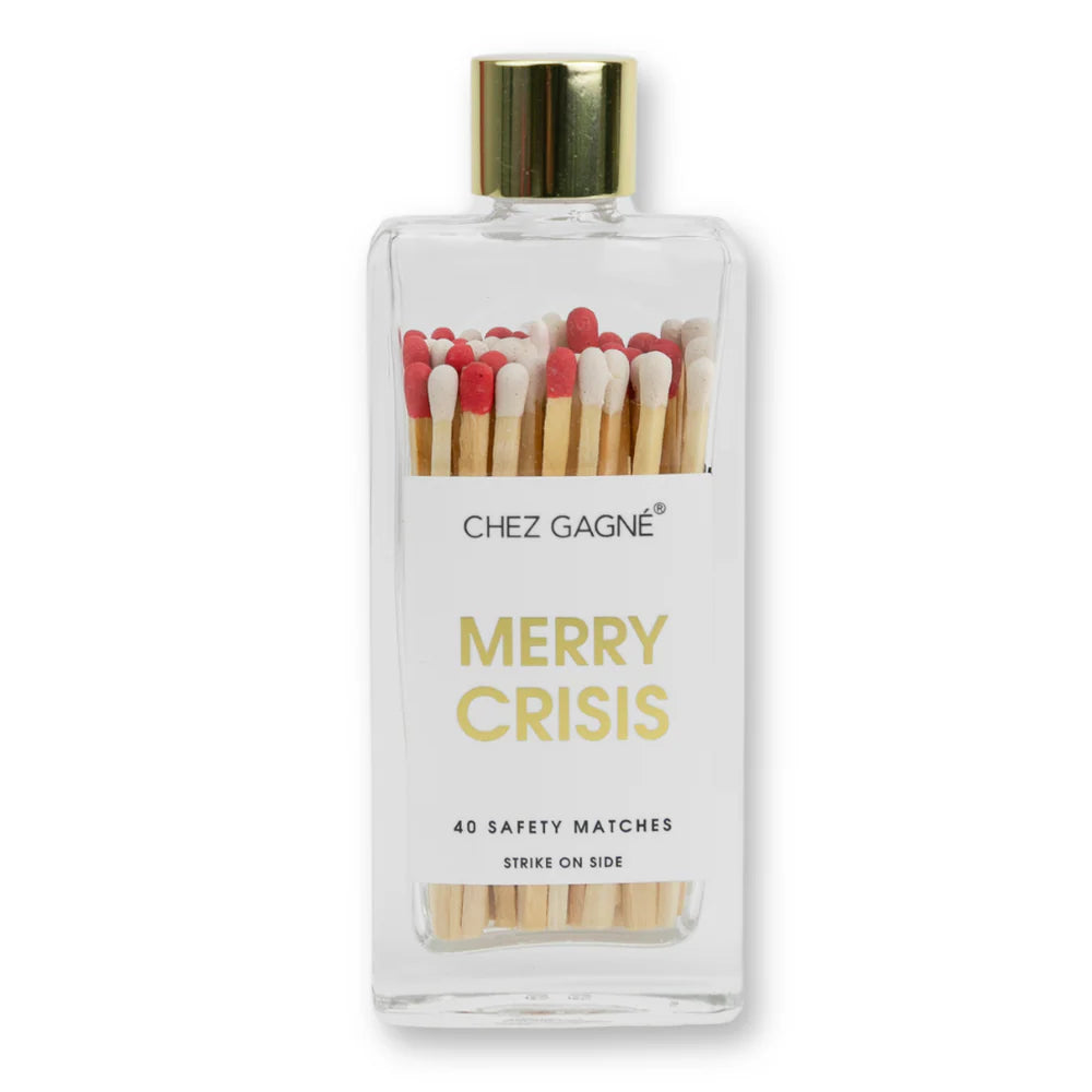 Chez Gagne- Matches in Glass Bottle