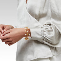 Milano Luxe Bangle- Pearl