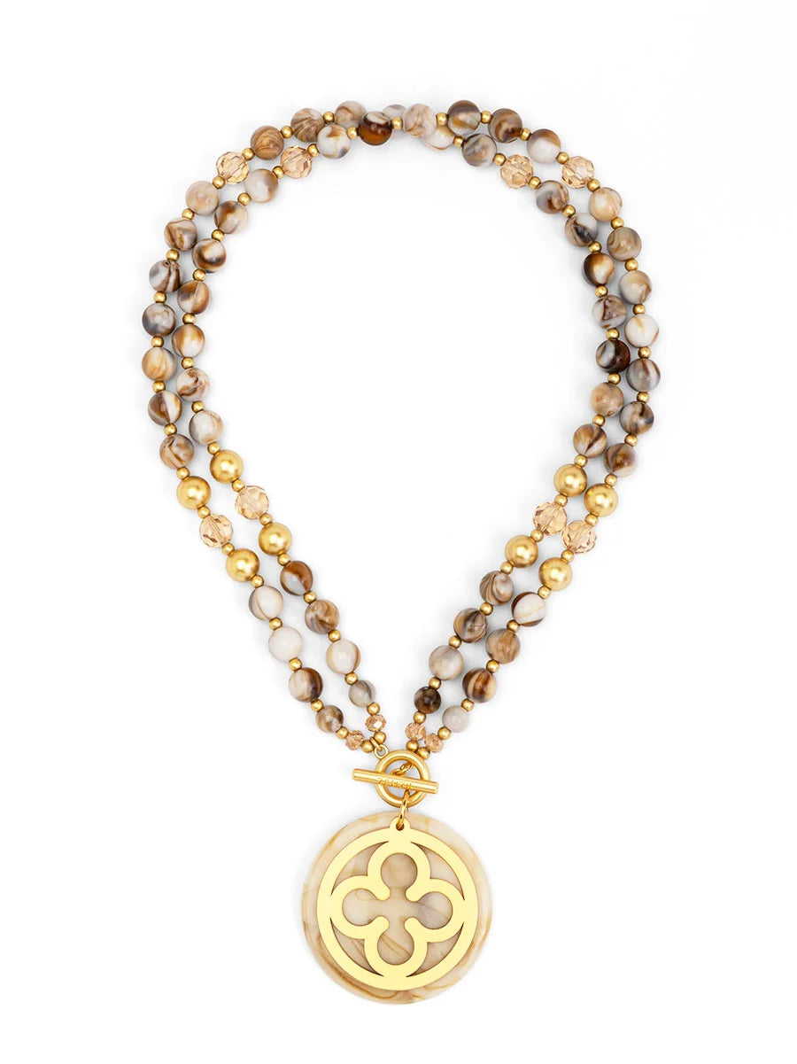 Florence 2-In-1 Toggle Necklace