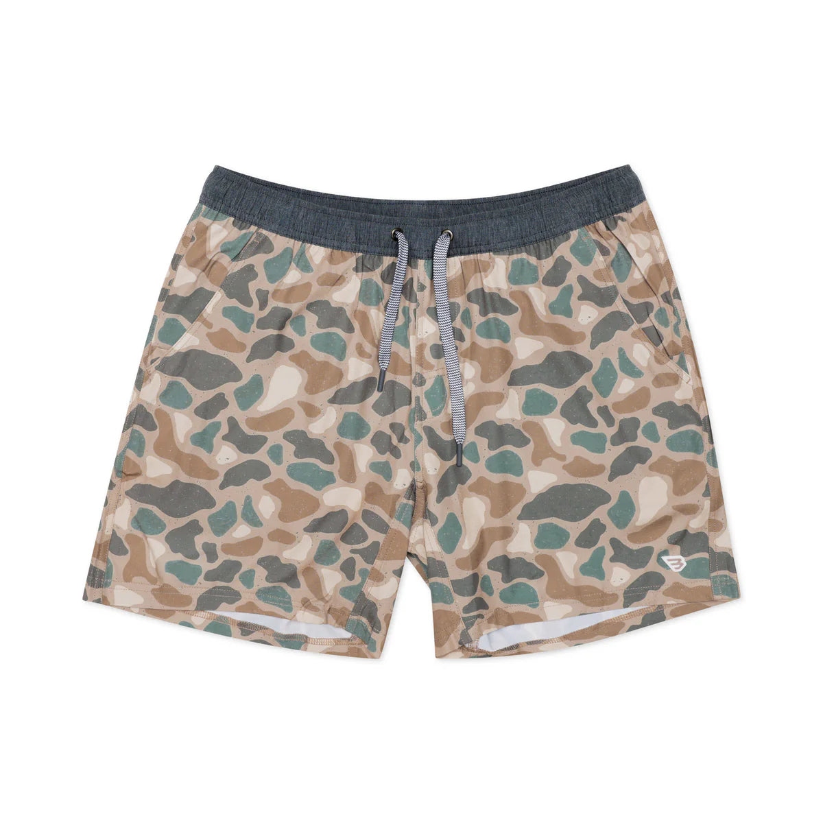 Athletic Short - Heather Khaki - Venado Camo Liner-5.5" Inseam