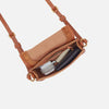 Kiva Small Crossbody in Suede Leather- Oak Barrel
