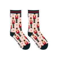Nutcracker Kid's Bamboo Crew Socks