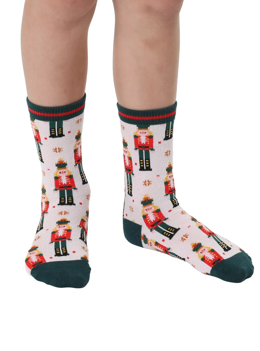 Nutcracker Kid's Bamboo Crew Socks