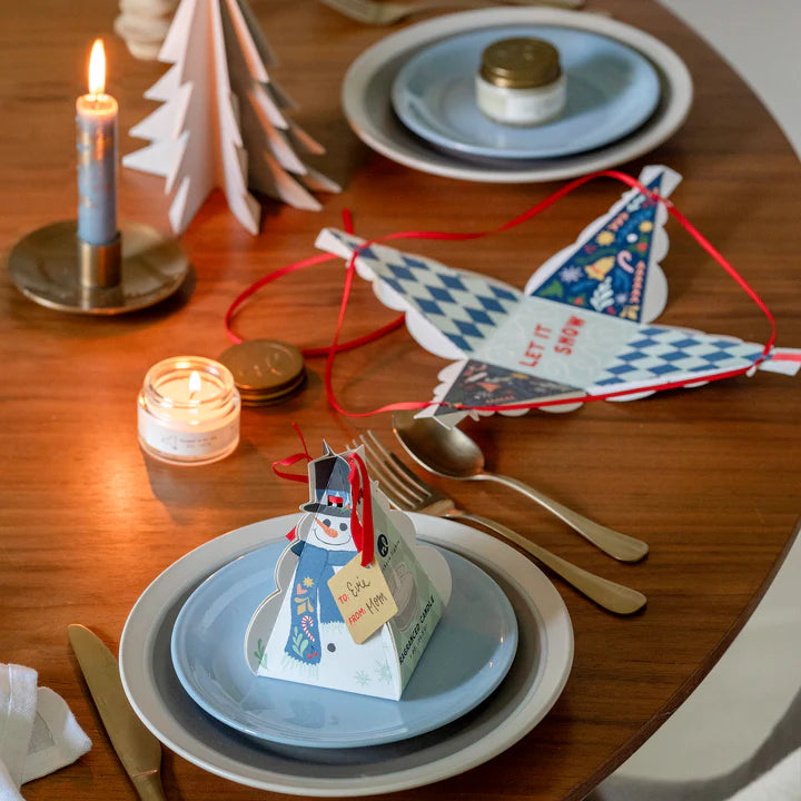 Fragranced Candle Ornament -Snowman