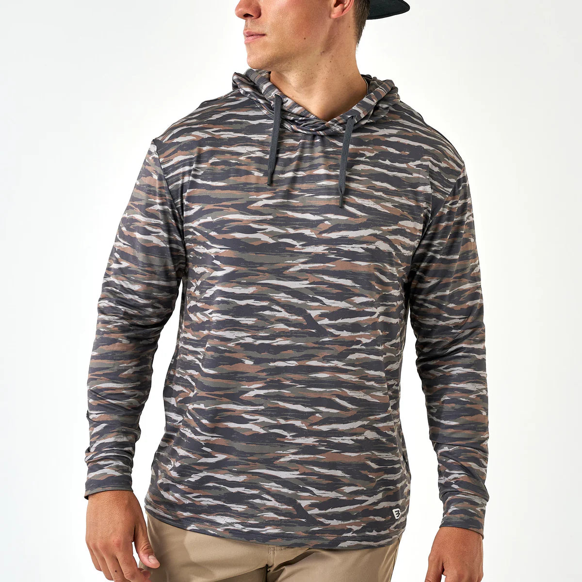 Performance Hoodie - Tiger Stripe Camo - Wetland