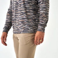 Performance Hoodie - Tiger Stripe Camo - Wetland