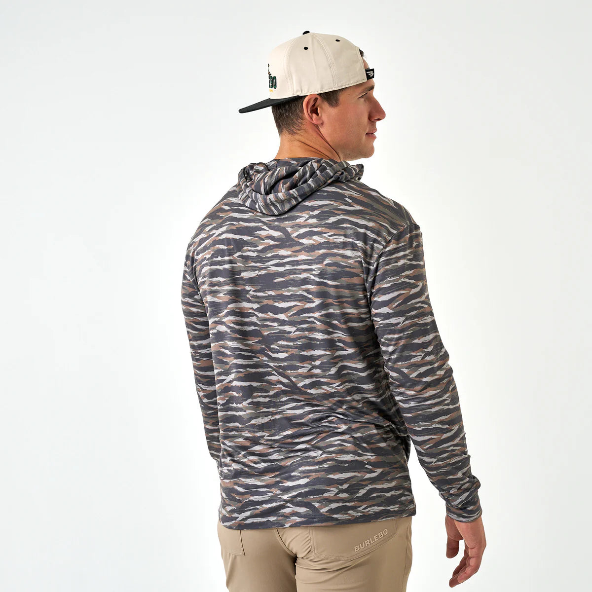Performance Hoodie - Tiger Stripe Camo - Wetland