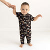 Supermini Short Sleeve Henley Romper