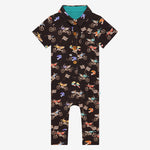 Supermini Short Sleeve Henley Romper