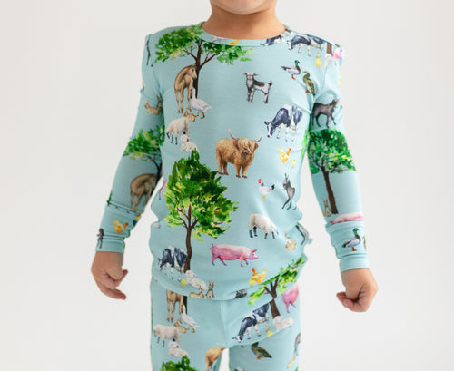Brayden  Long Sleeve Basic Pajama