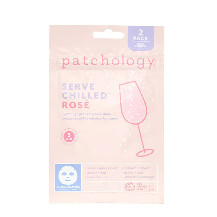 Rosé Hydrating Face Sheet Mask (2 Masks)