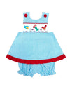 Under the Sea Smocked Bloomer Set