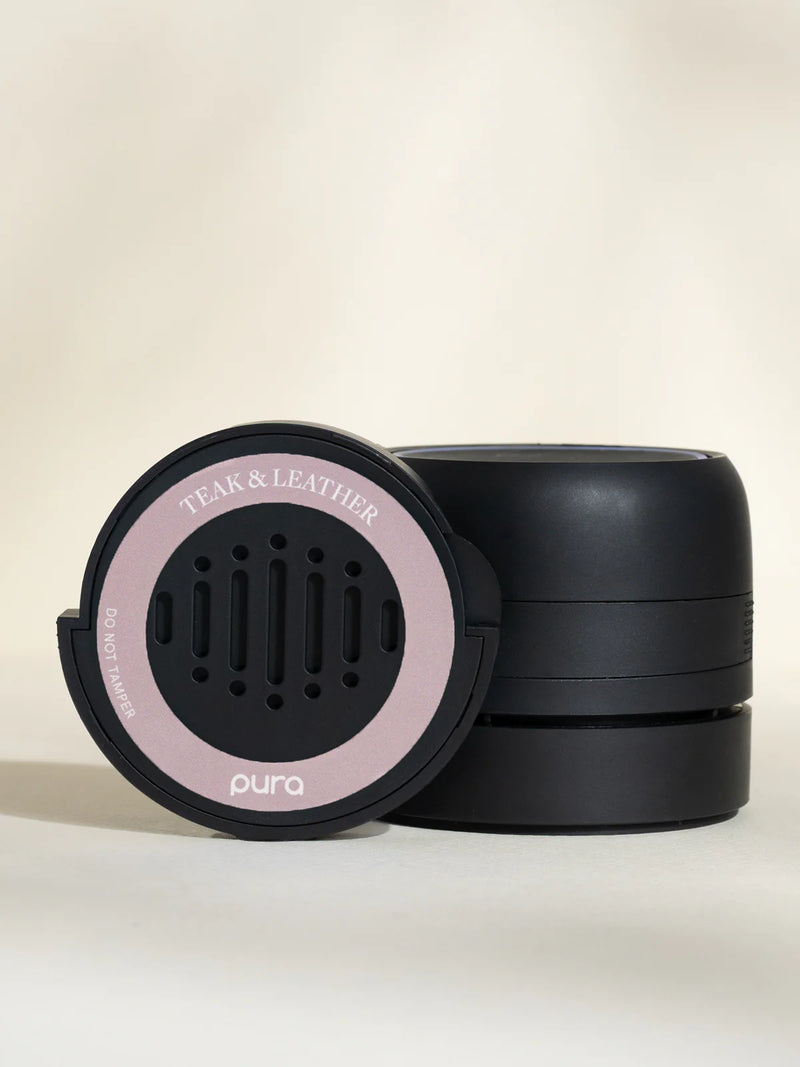 Teak and Leather Car Diffuser Refill