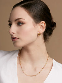 Claw Huggie Earrings-Gold