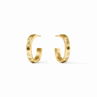 Rainbow Hoop Earrings-Shades Of Jade