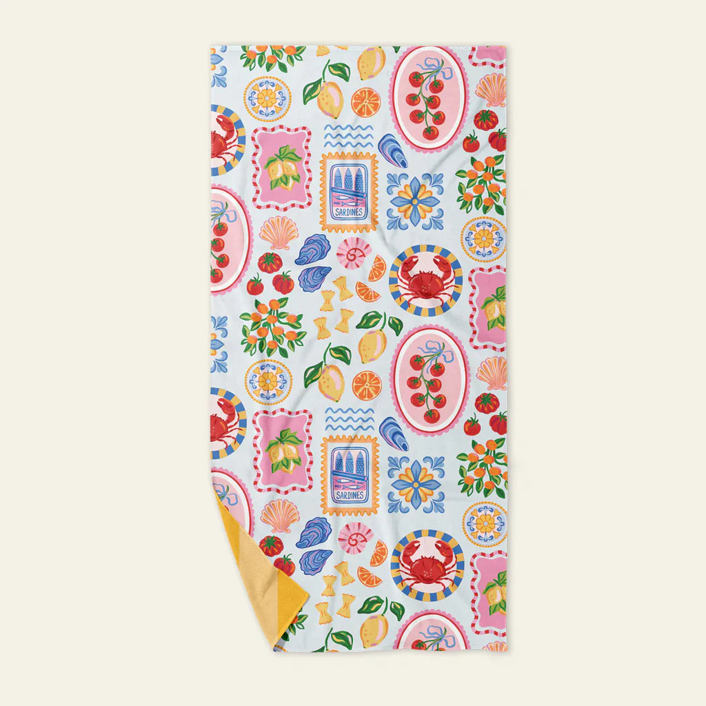 XL Quick-Dry Beach Towel-Ciao Bella