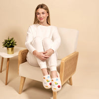 Italian Summer Fuzzy Slippers