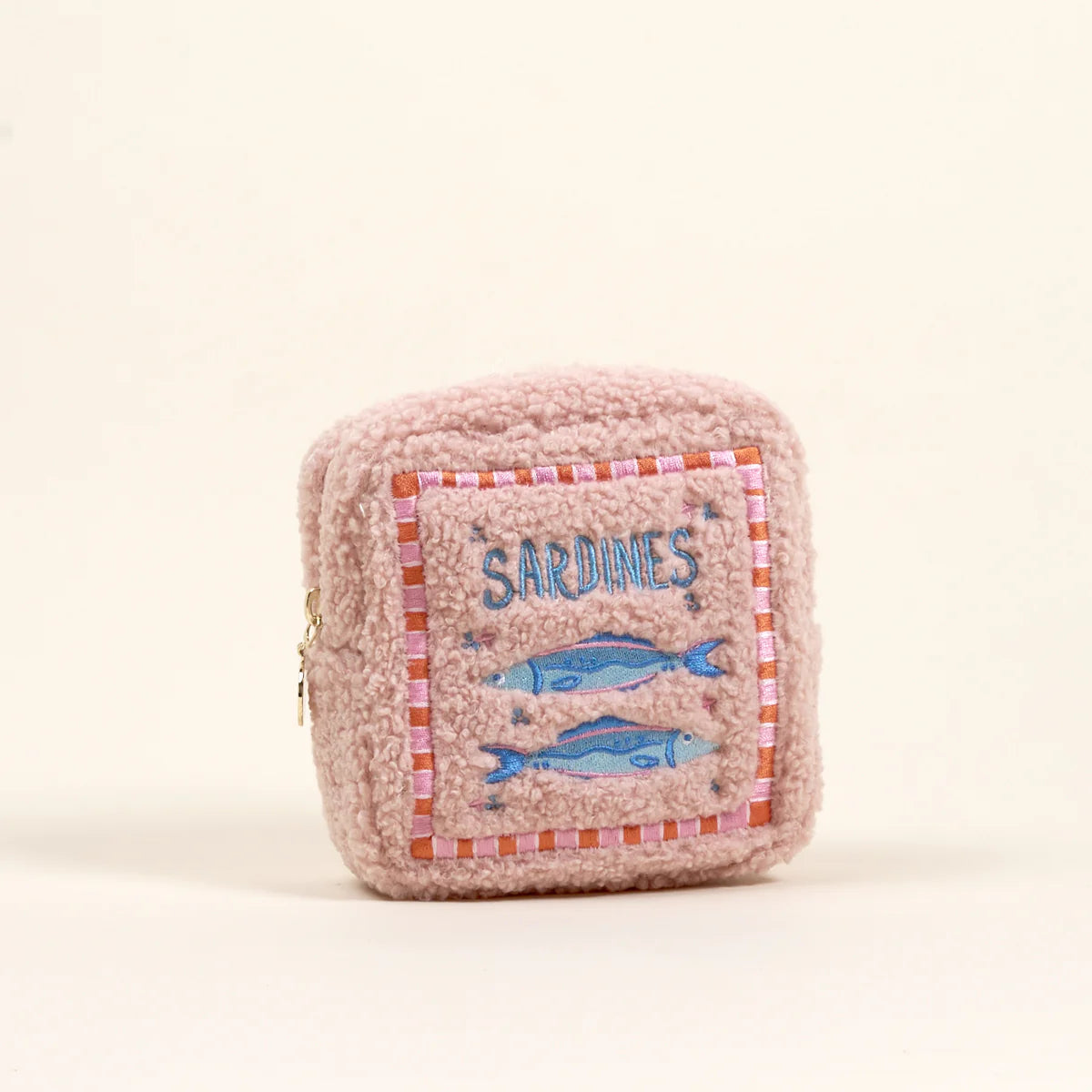 Square Sardines Teddy Pouch