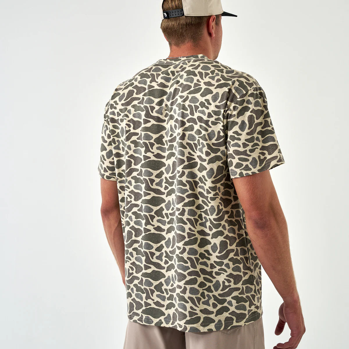 Adult Short Sleeve Pocket Tee - Classic Deer Camo
