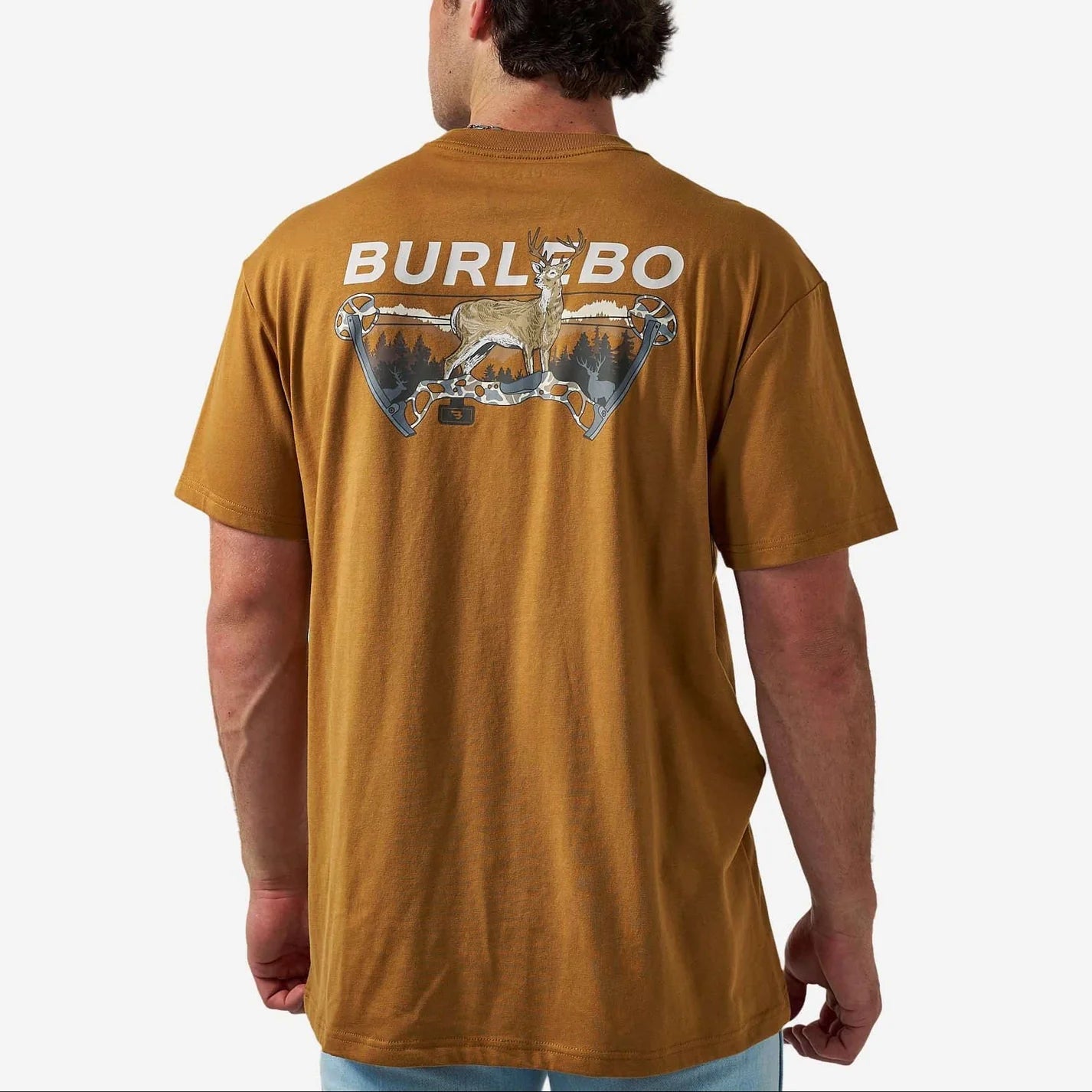 Short Sleeve Tee - Bow Hunter - Light Brown