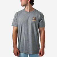 Short Sleeve Tee - Camo Duck Dogs - Dark Heather Grey