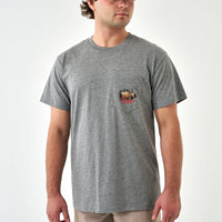Adult Short Sleeve Tee-Hill Country Buck-Heather Grey