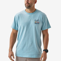 Short Sleeve Tee - Tackle Shop - Sky Blue