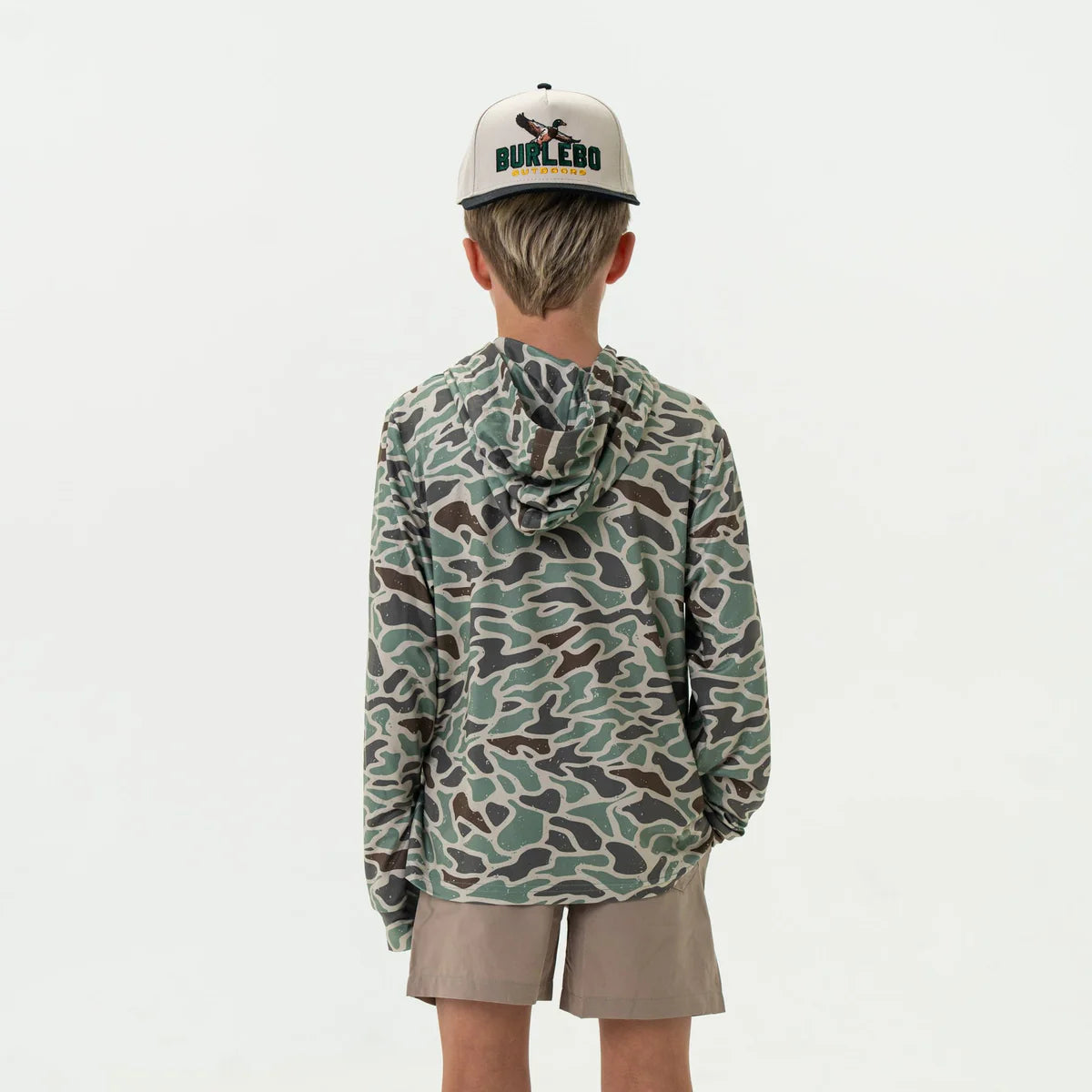 Youth Performance Hoodie-Classic Duck Camo