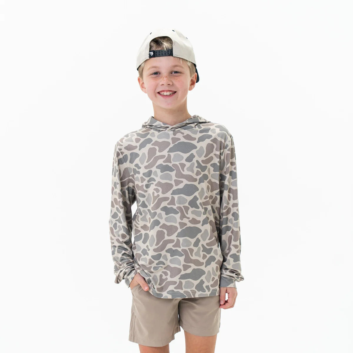 Youth Performance Hoodie-Classic Deer Camo