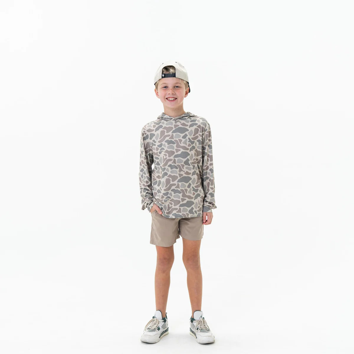 Youth Performance Hoodie-Classic Deer Camo