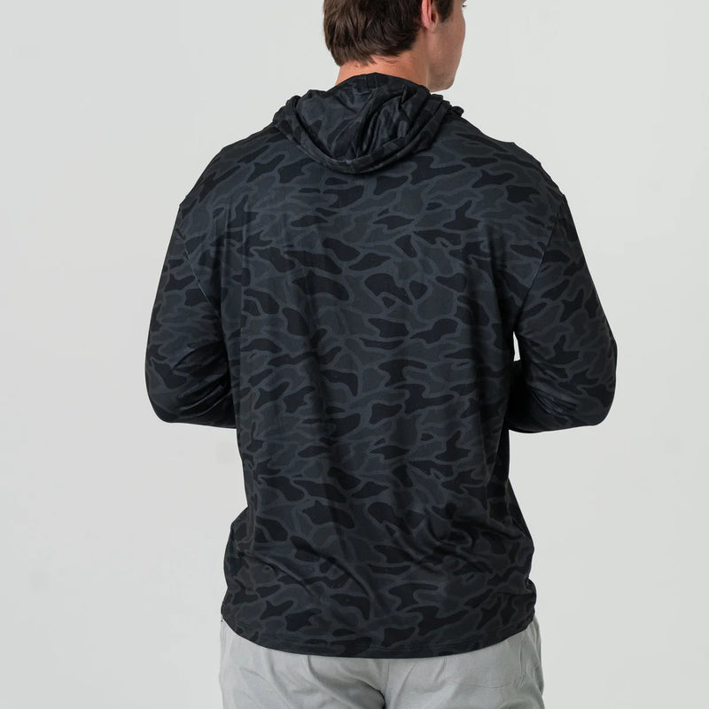 Performance Hoodie - Black Camo