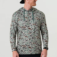 Performance Hoodie-Retro Duck Camo