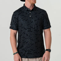Adult Performance Polo-Black Camo