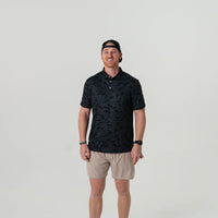 Adult Performance Polo-Black Camo