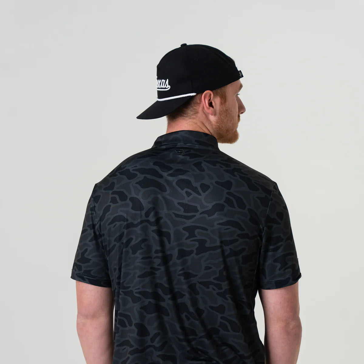 Adult Performance Polo-Black Camo