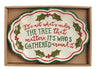 Christmas Holly Sentiment Tray
