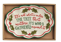 Christmas Holly Sentiment Tray