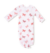 Candy Cane Bows -Knotted Gown 0-3 Month