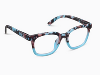 To The Max Reading Glasses- Light Blue Botanico/ Light Blue