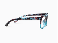To The Max Reading Glasses- Light Blue Botanico/ Light Blue