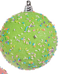 4" Sprinkled Ball Ornaments