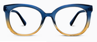 Fiona Reading Glasses-Blue/Amber Ombre