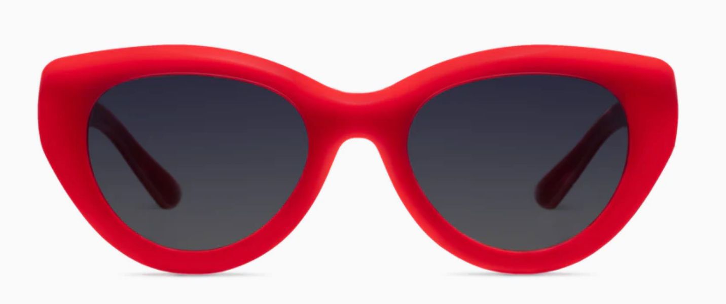 Sunday Scaries Polarized Sunglasses- Red