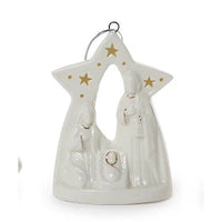 Light Up Manger Ornament