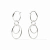 Simone 3-In-1 Earrings-Silver