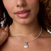 Solara Delicate Necklace-Silver