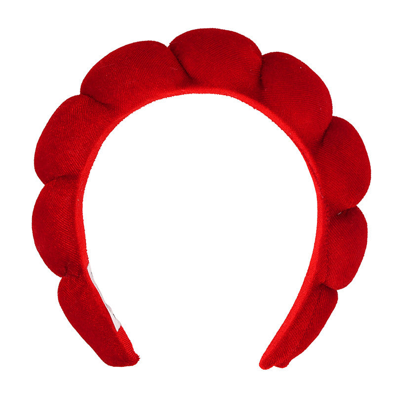 Makeup Headband -Red