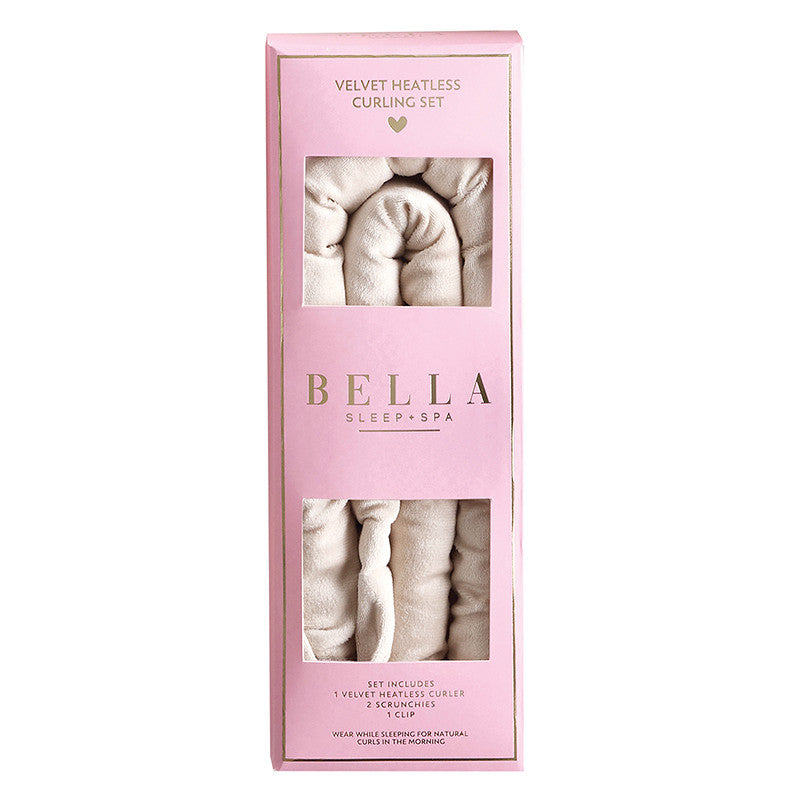 Velvet Heatless Hair Curling Set - Ivory