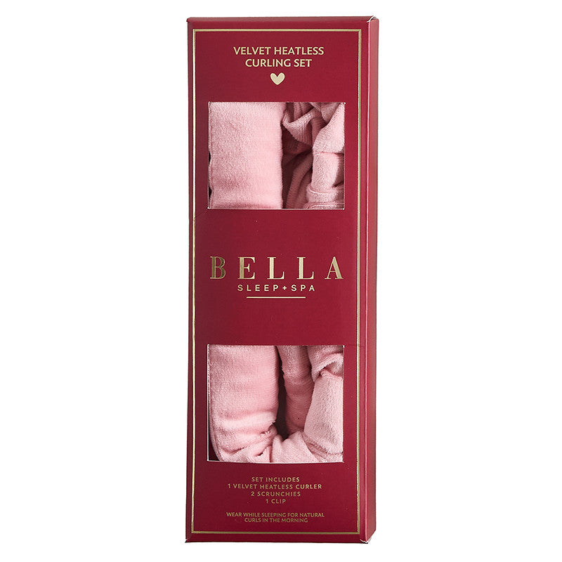 Velvet Heatless Hair Curling Set - Blush