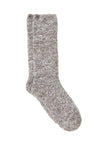 CozyChic Heathered Women's Socks-Stone White